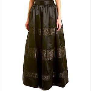 Alice + Olivia Prima Silk-Trim Ball Gown Skirt